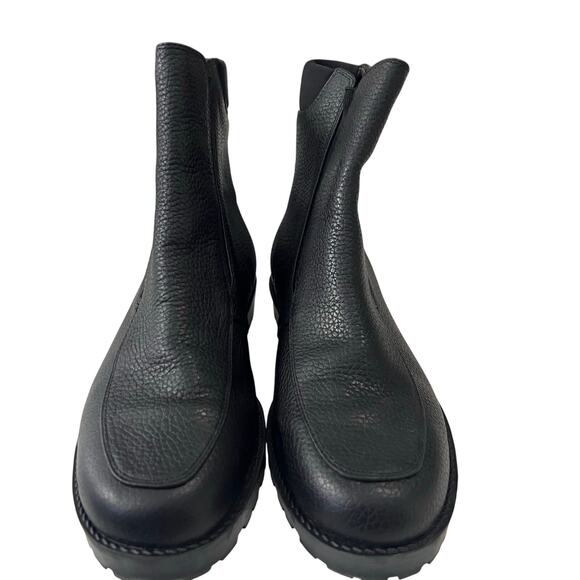 AJ Valenci Women's Black Short Boots Ankle Leather Size 8 M NEW - Picture 5 of 11